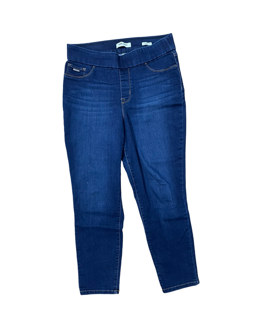 Jeans Cropped By Nine West In Blue Denim, Size:10