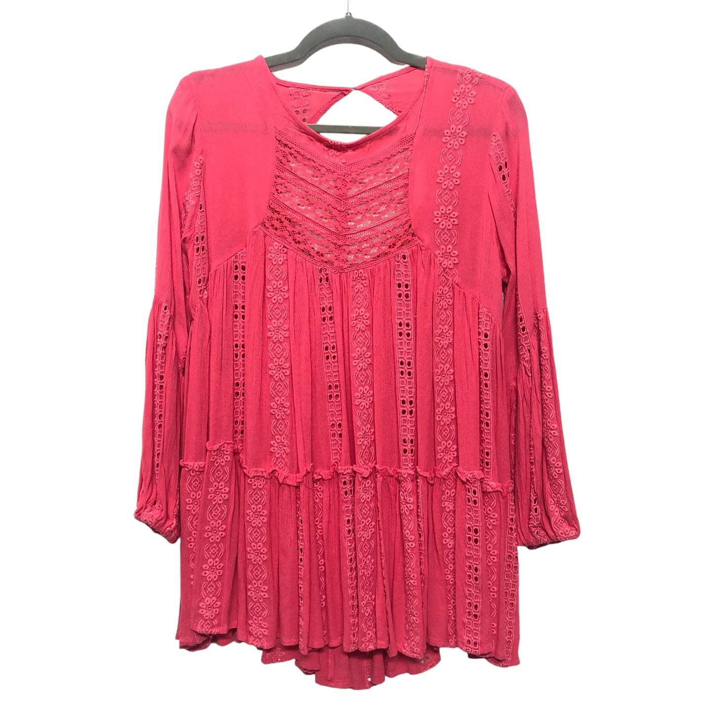 TUNIC LS by FREE PEOPLE In PINK, Size: XS