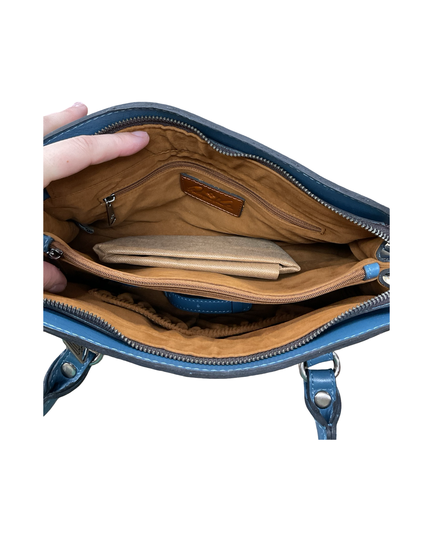 Handbag Designer By Patricia Nash In Blue, Size:Medium