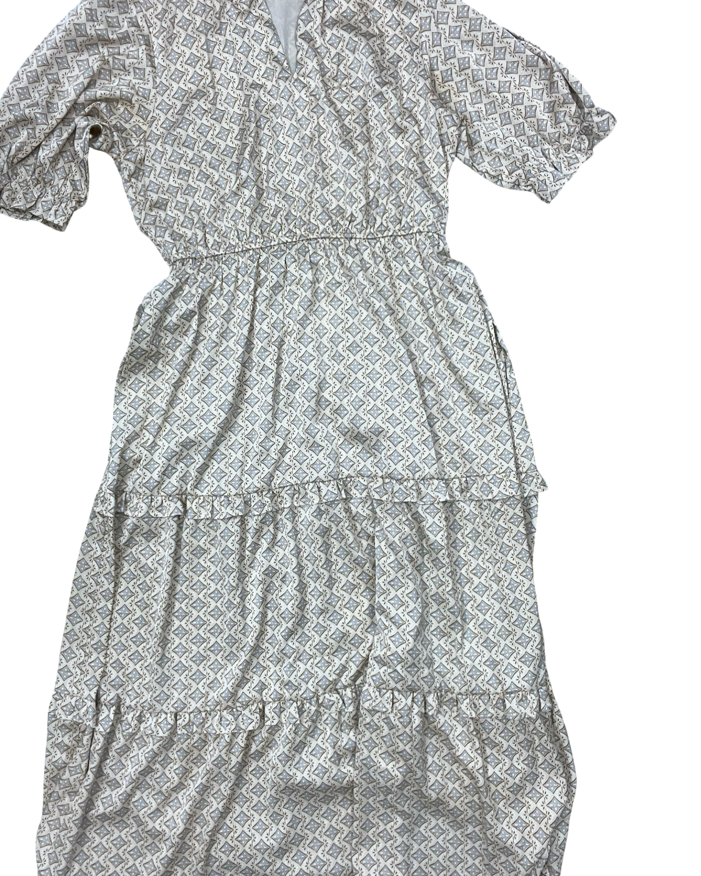 Dress Casual Maxi By Fate In Cream, Size:L