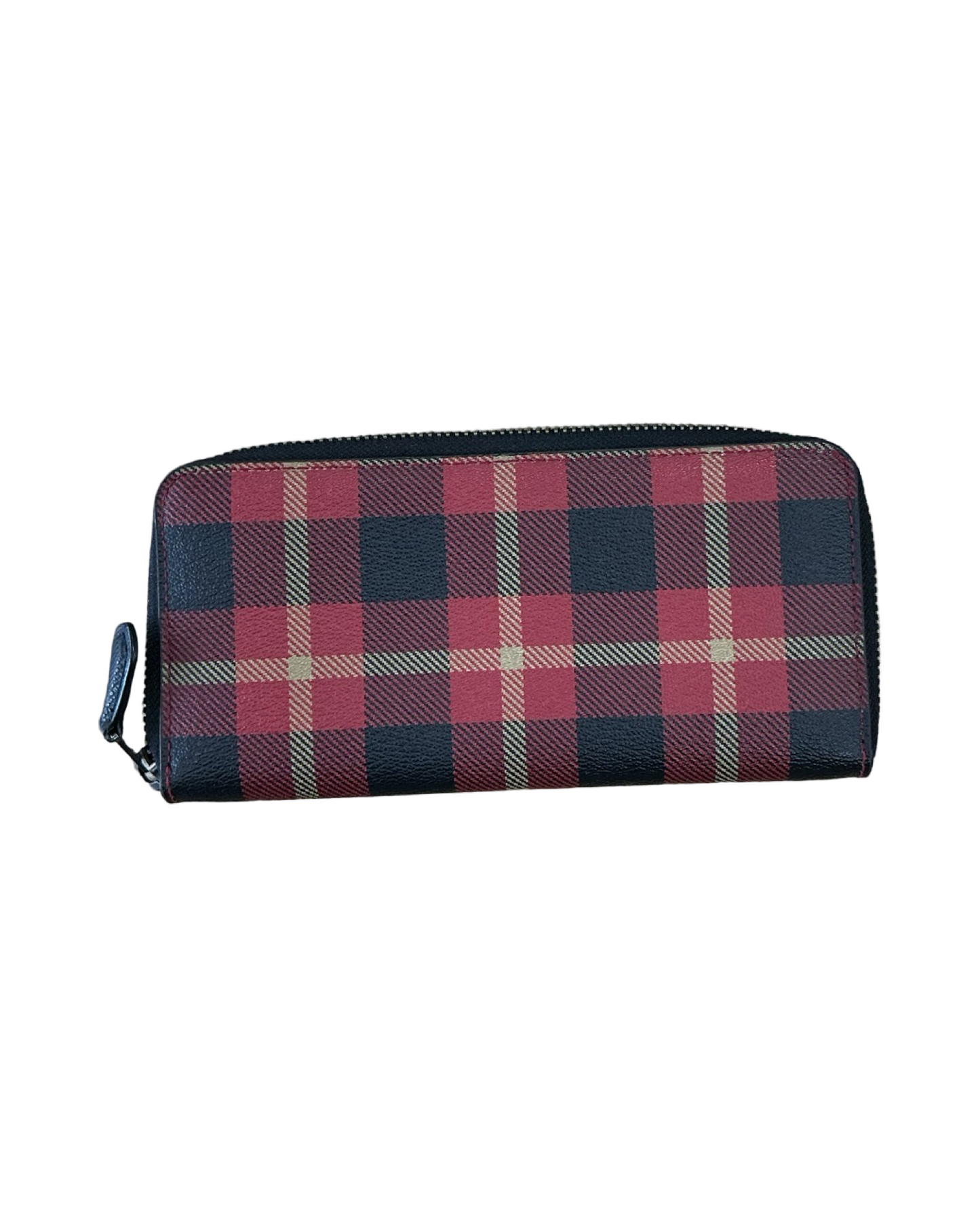 Wallet Designer By Coach In Black & Red, Size:Medium