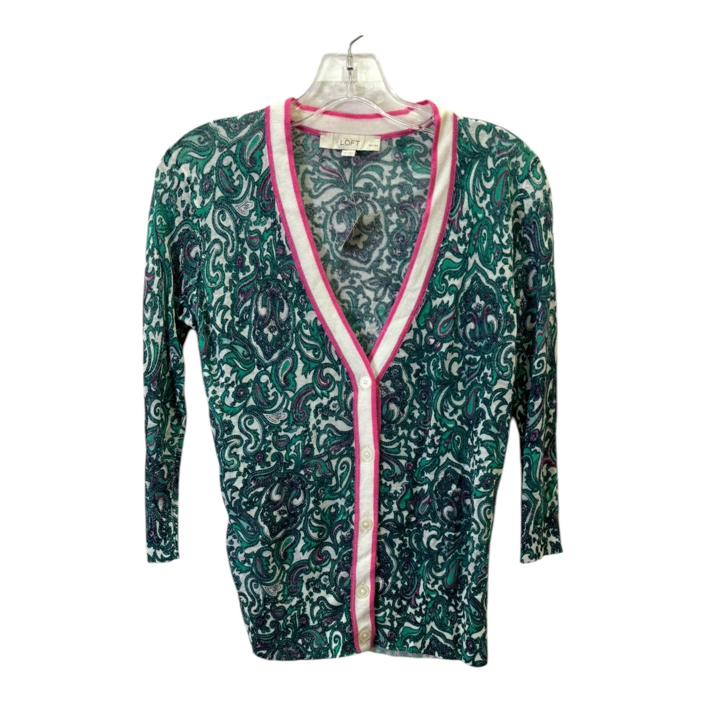 Sweater By Loft In Green, Size:8