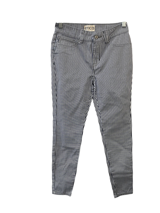 Pants Cropped By Etica In Striped Pattern, Size:2