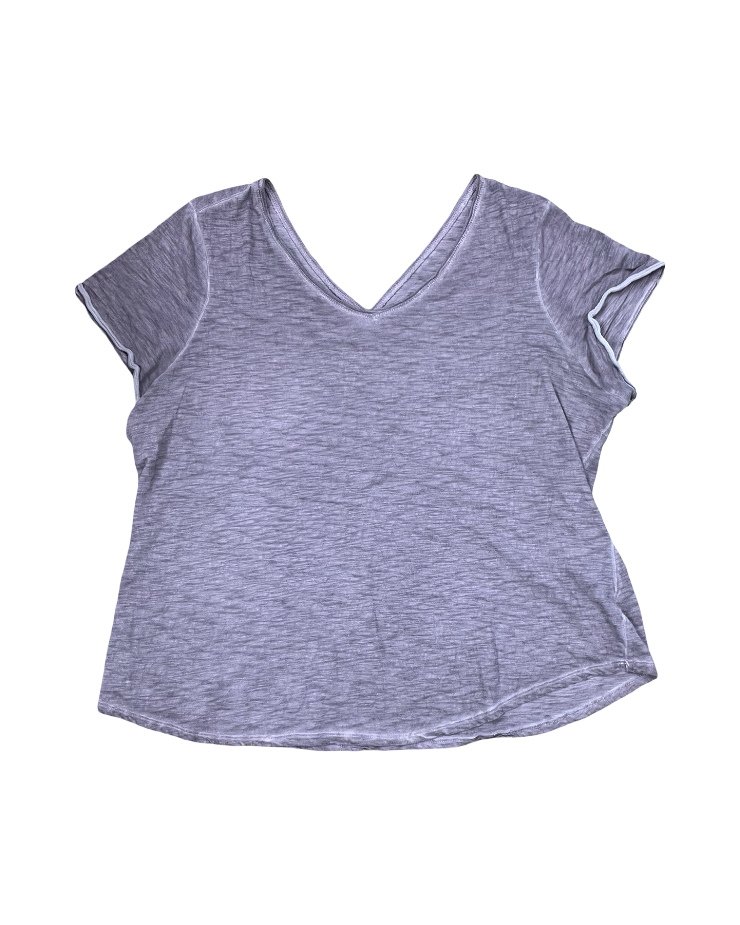 Top Ss Basic By Maurices In Purple, Size:2X