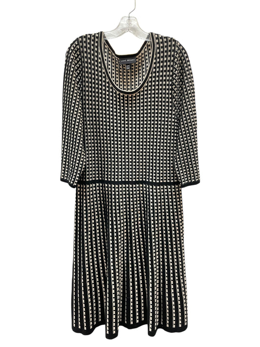 Dress Party Long By Lane Bryant In Black & Cream, Size:16