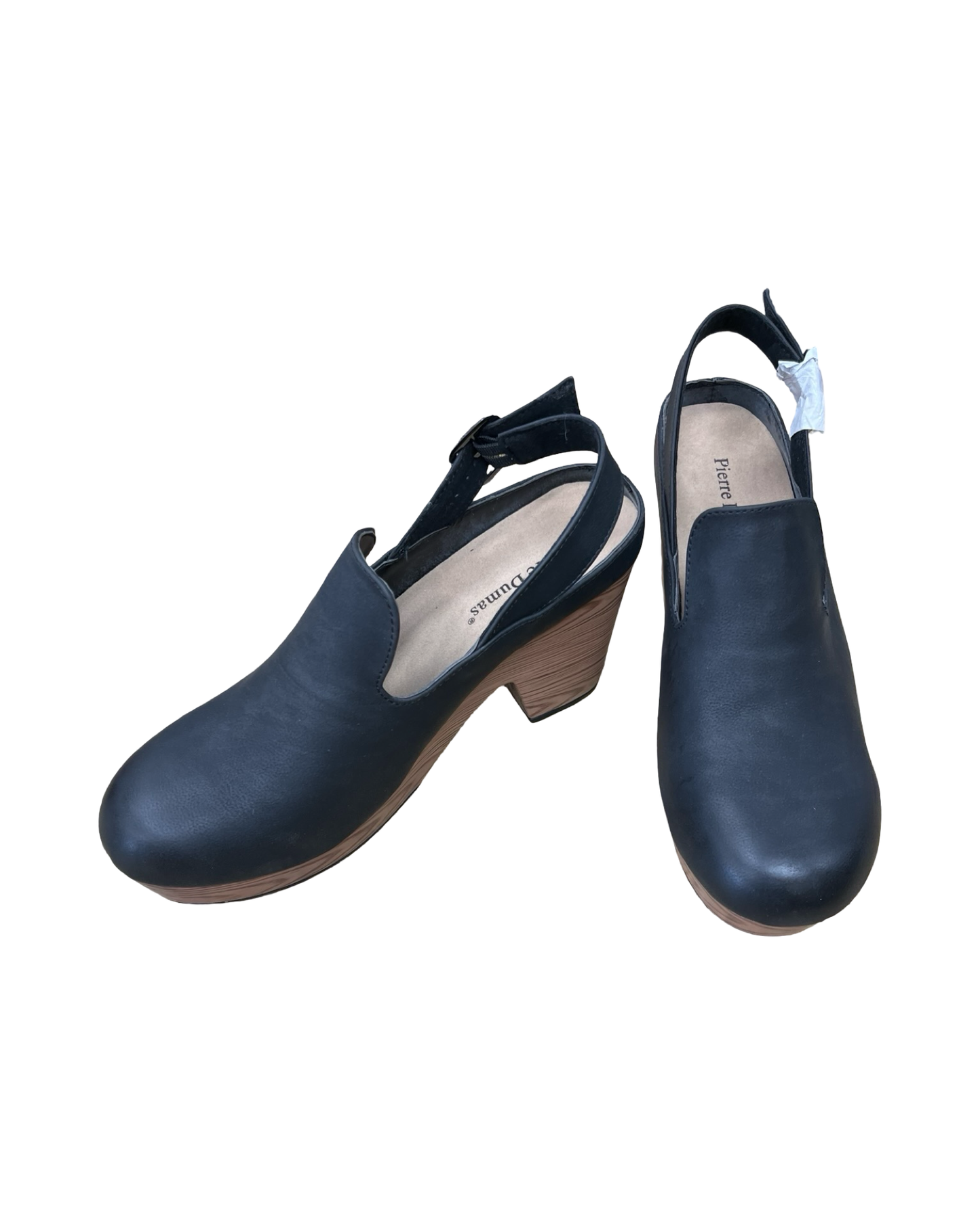 Shoes Heels Block By Pierre Dumas In Black, Size:9