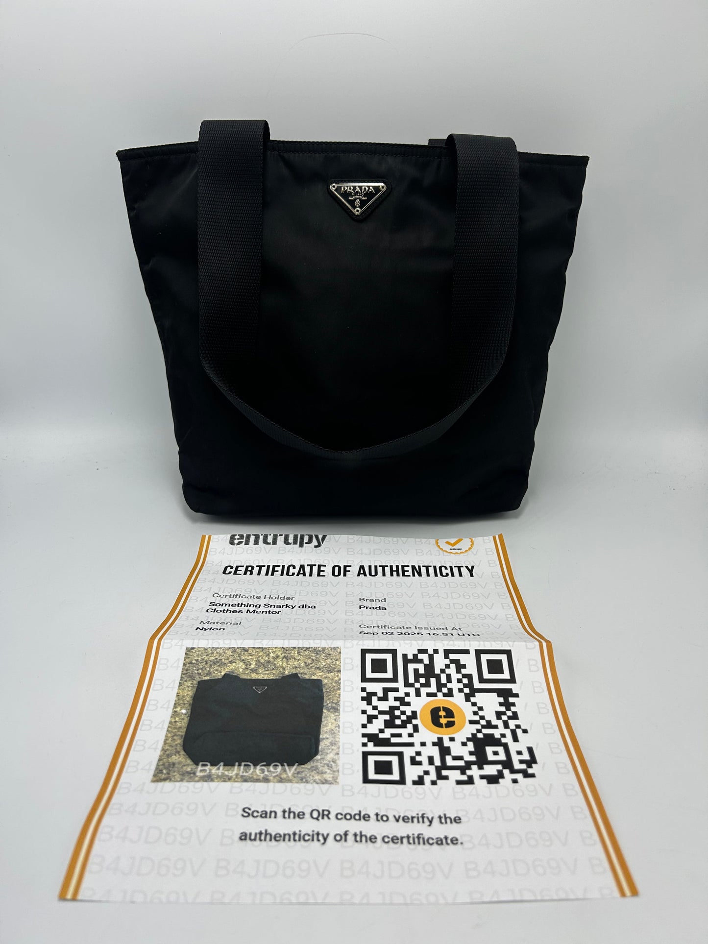 Prada Vela Nylon Tote Luxury Handbag Luxury