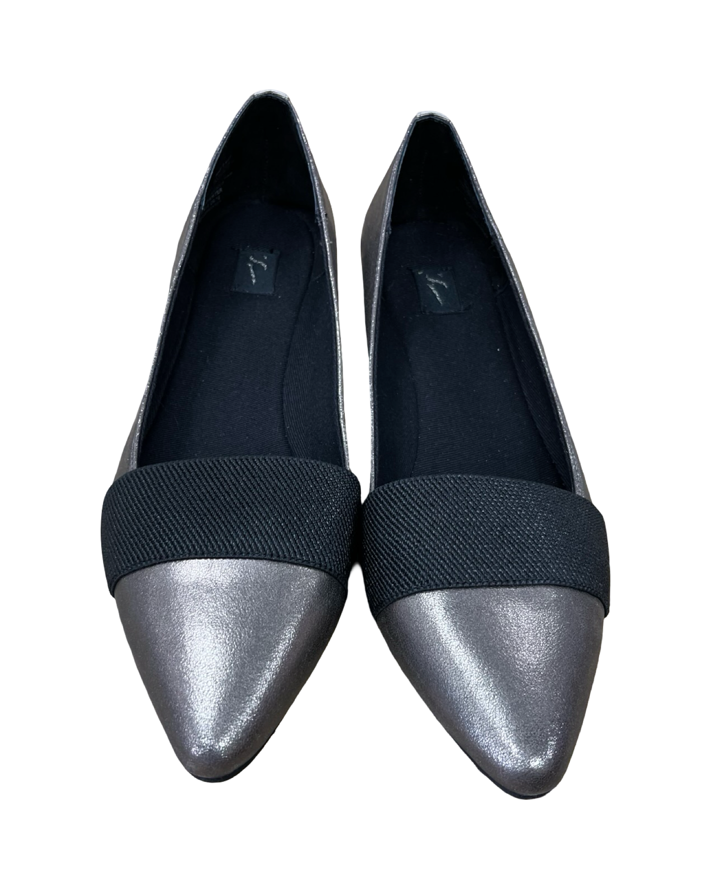 Shoes Flats By Simply Vera In Silver, Size:9