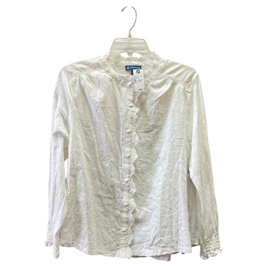 Top Ls By Democracy In White, Size:L