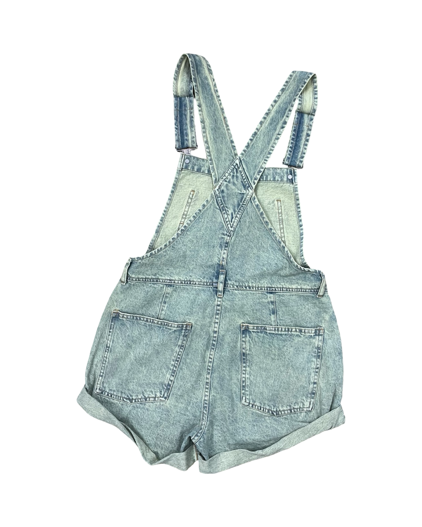 Shortalls By We The Free In Blue & Green, Size:Xs