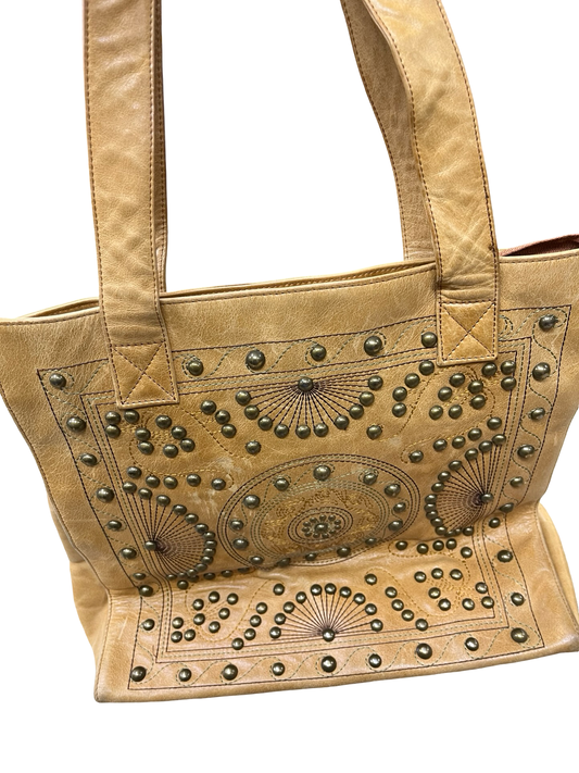 Handbag By Hobo Intl In Tan, Size:Large