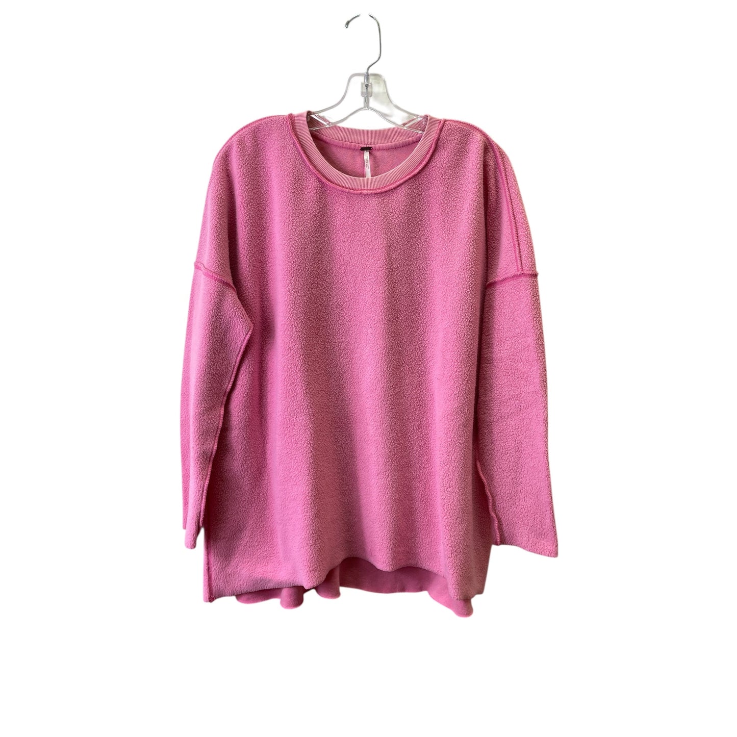 Sweatshirt Crewneck By Free People In Pink, Size:Xs