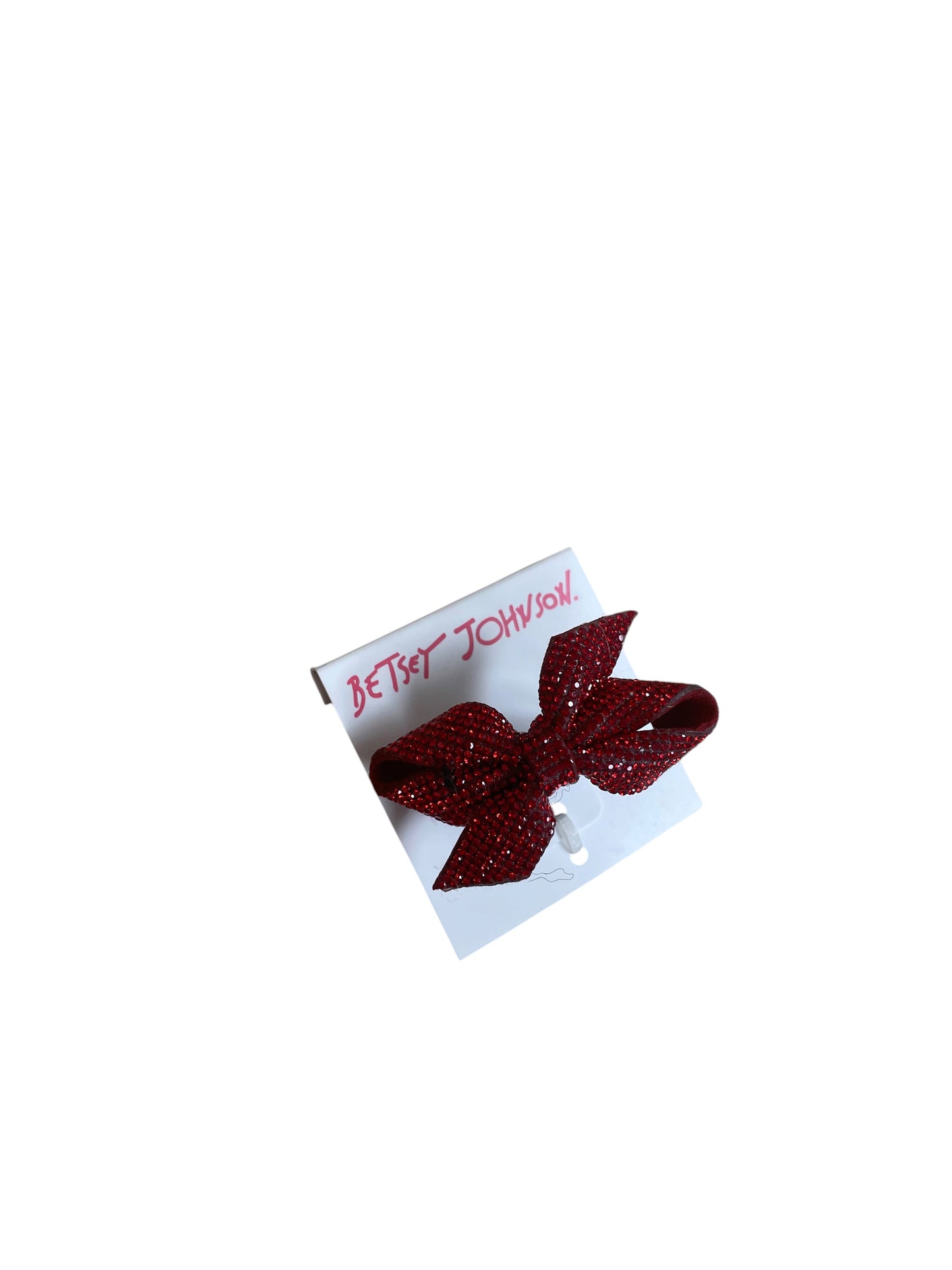 Ring Statement By Betsey Johnson In Red & Silver