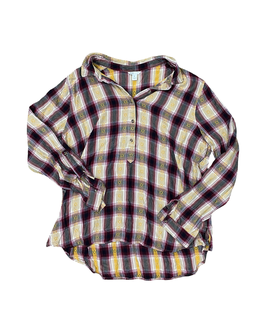 Top Ls By Cato In Red & Yellow, Size:Xl