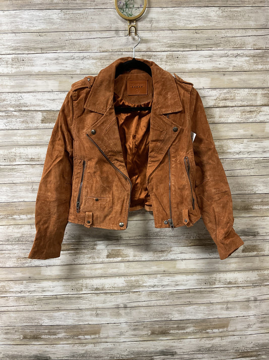 Jacket Leather By Blanknyc In Brown, Size:M