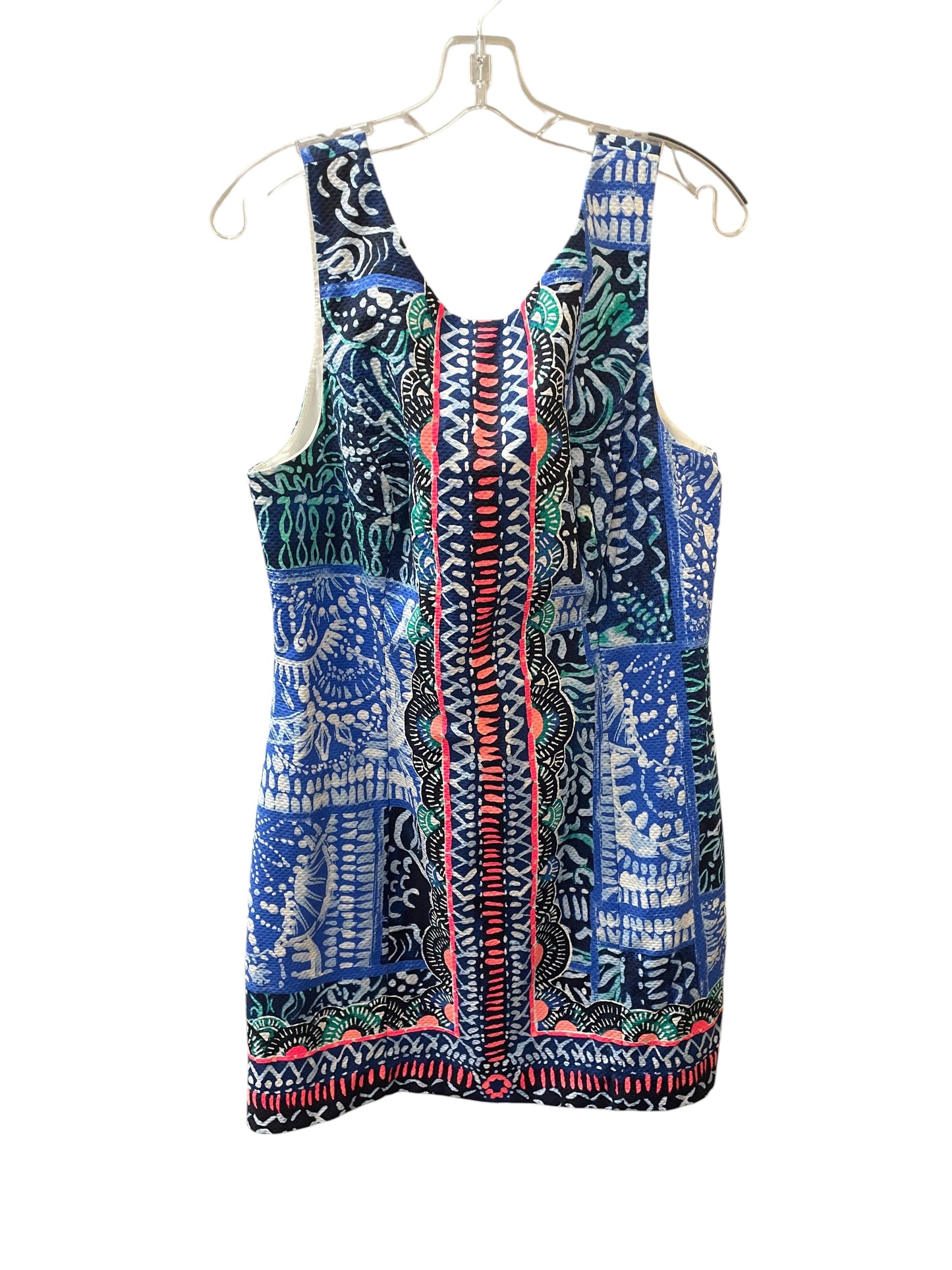 Dress Designer By Lilly Pulitzer In Blue & Pink, Size:L