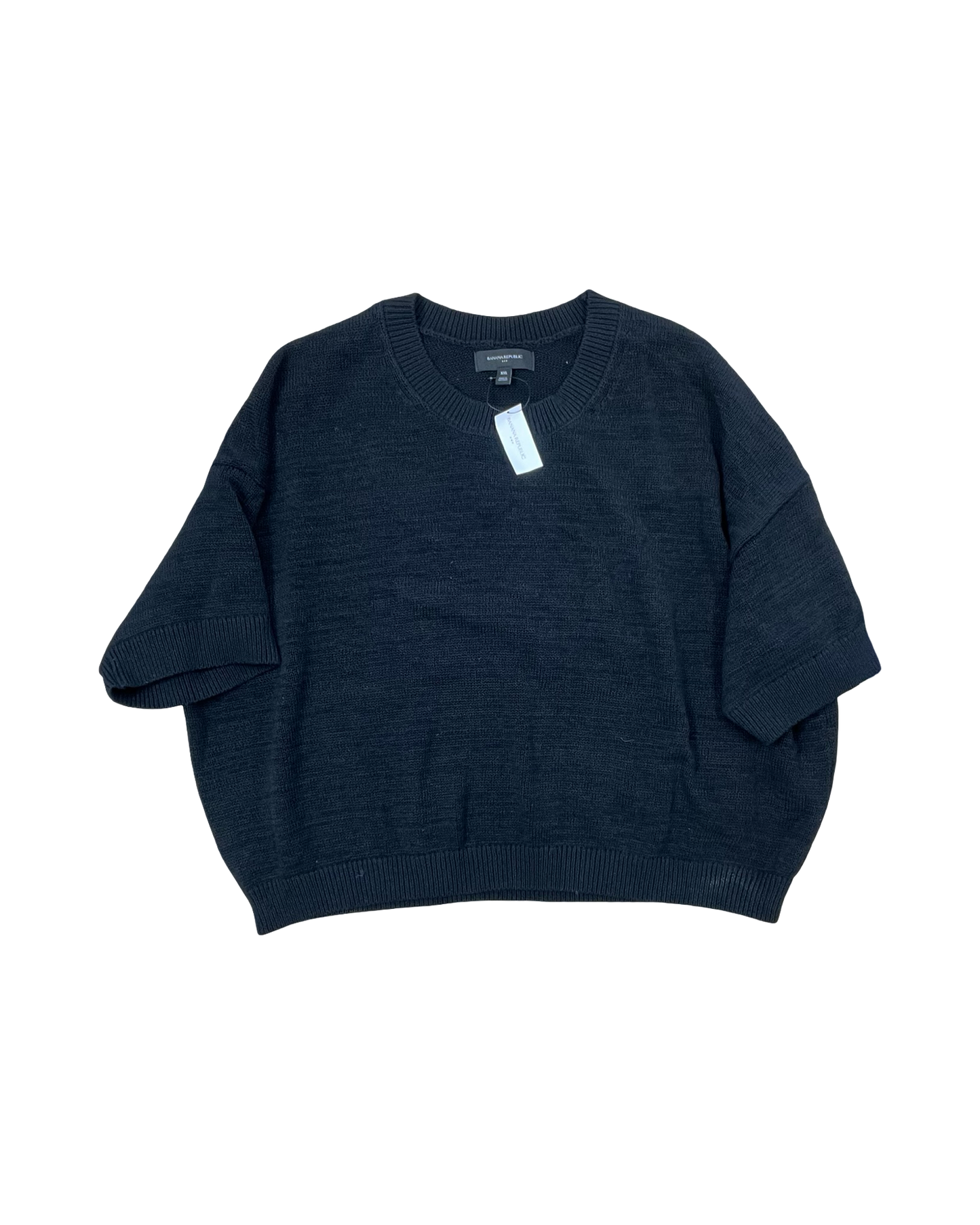 Top Ss By Banana Republic In Black, Size:1X