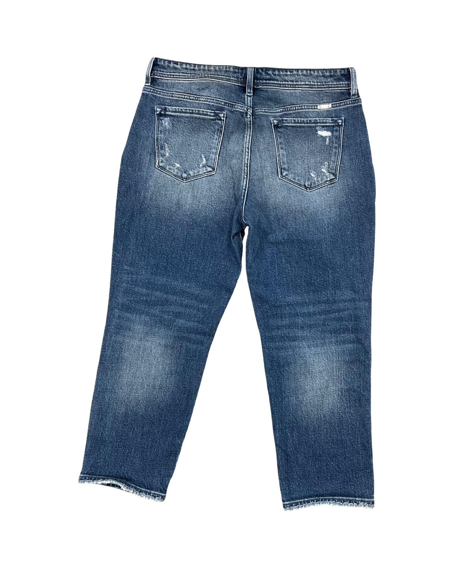 Jeans Straight By Kancan In Blue Denim, Size:12
