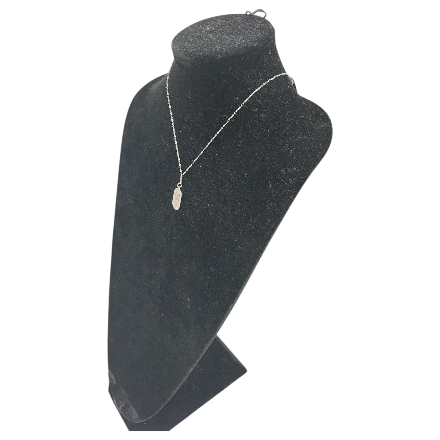 Necklace Pendant By Clothes Mentor In Silver