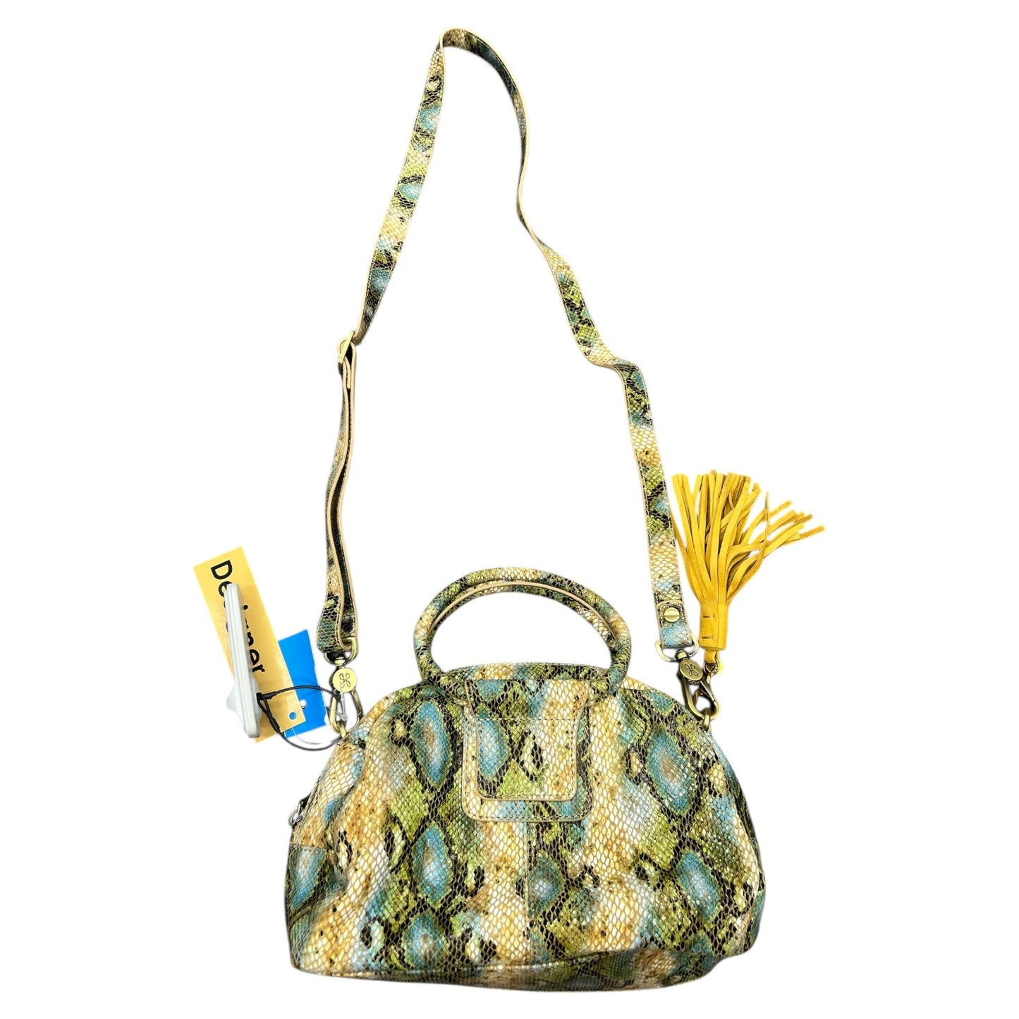 Crossbody Leather By Hobo Intl In Snakeskin Print, Size:Medium