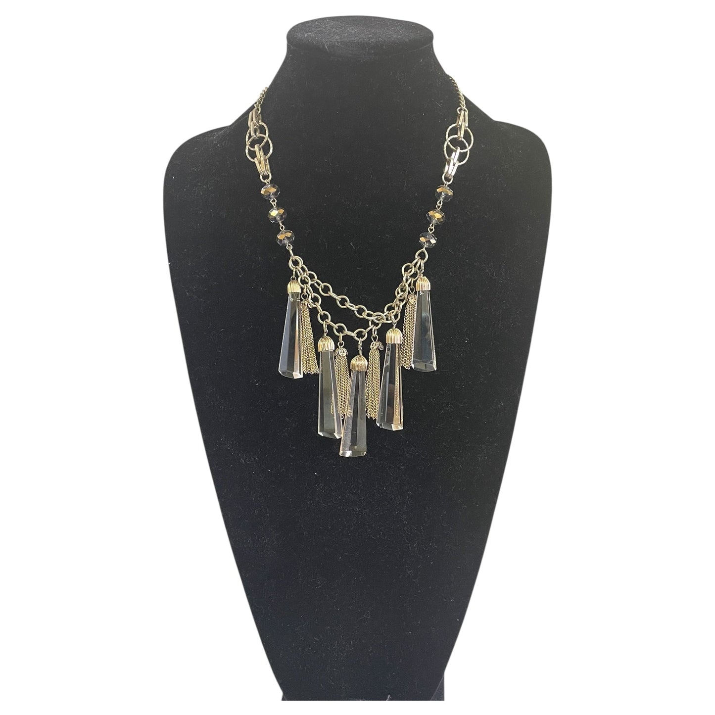 Necklace Statement By  Cme In Gold