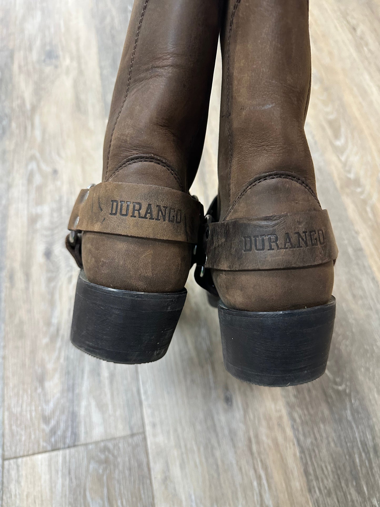 Boots Ankle Heels By Durango In Brown, Size: 9