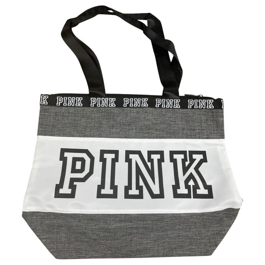 Tote By Pink In Grey & White, Size:Large