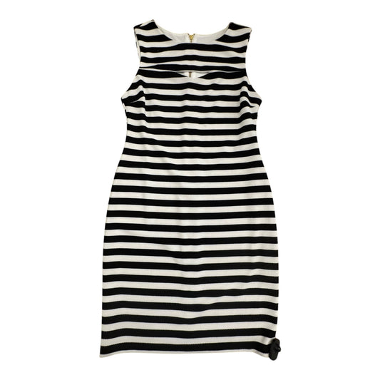 Dress Casual Midi By Bar Iii In Black & White, Size:Xl