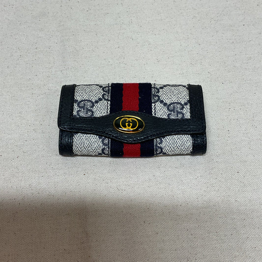 Accessory Luxury Designer Tag By Gucci In Black & Cream