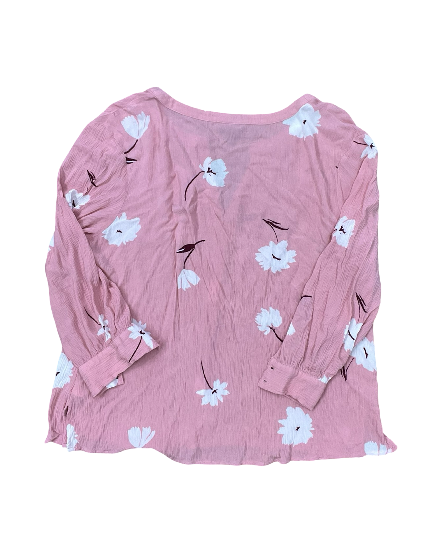 Top 3/4 Sleeve By Ana In Pink, Size:Lp