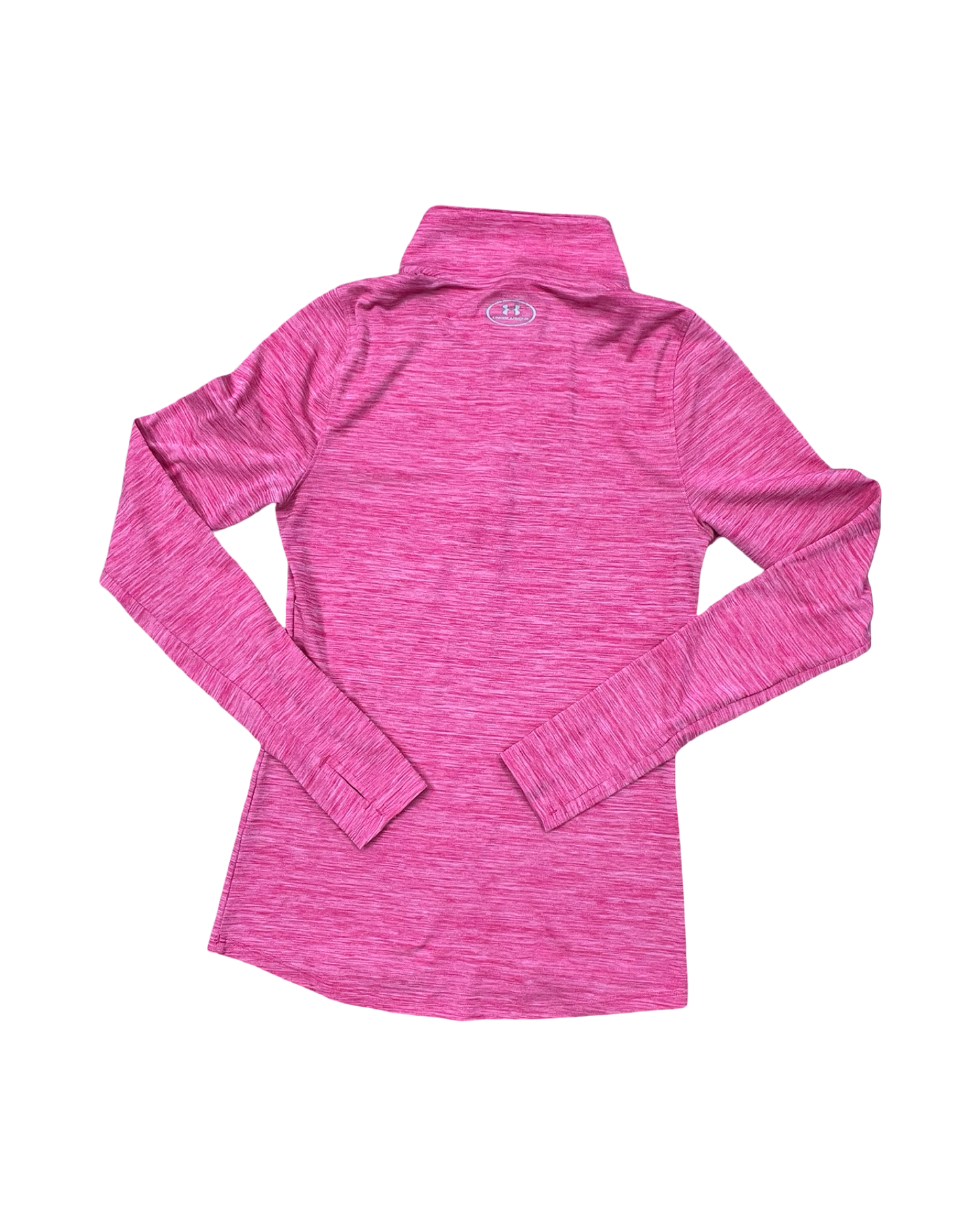 Athletic Top Ls Collar By Under Armour In Pink, Size:Xs