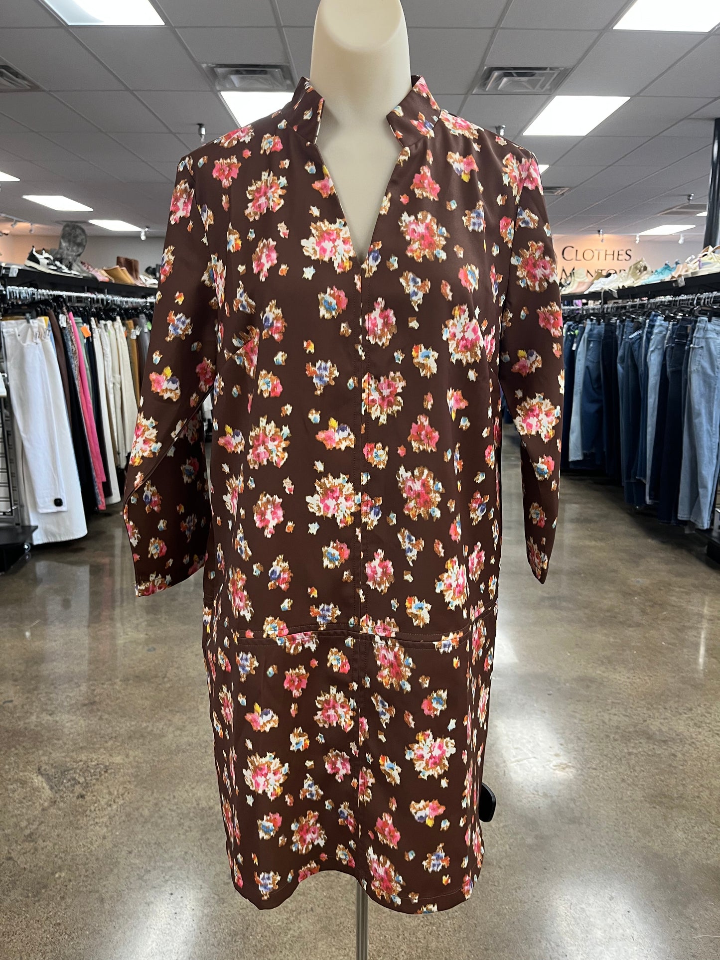 Dress Casual Short By Clothes Mentor In Brown, Size:S