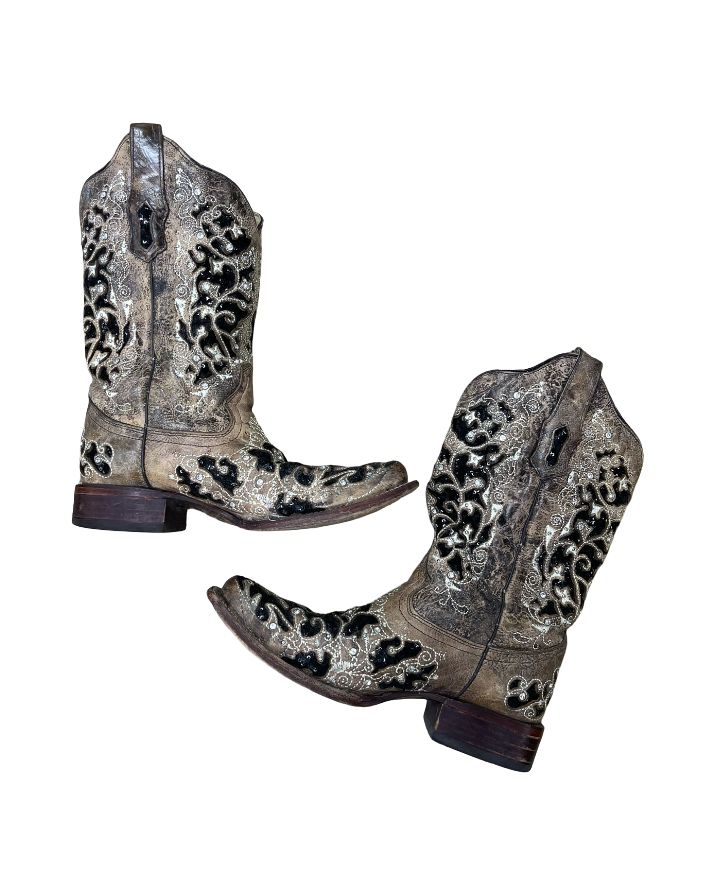 Boots Western By Corral In Brown, Size:11