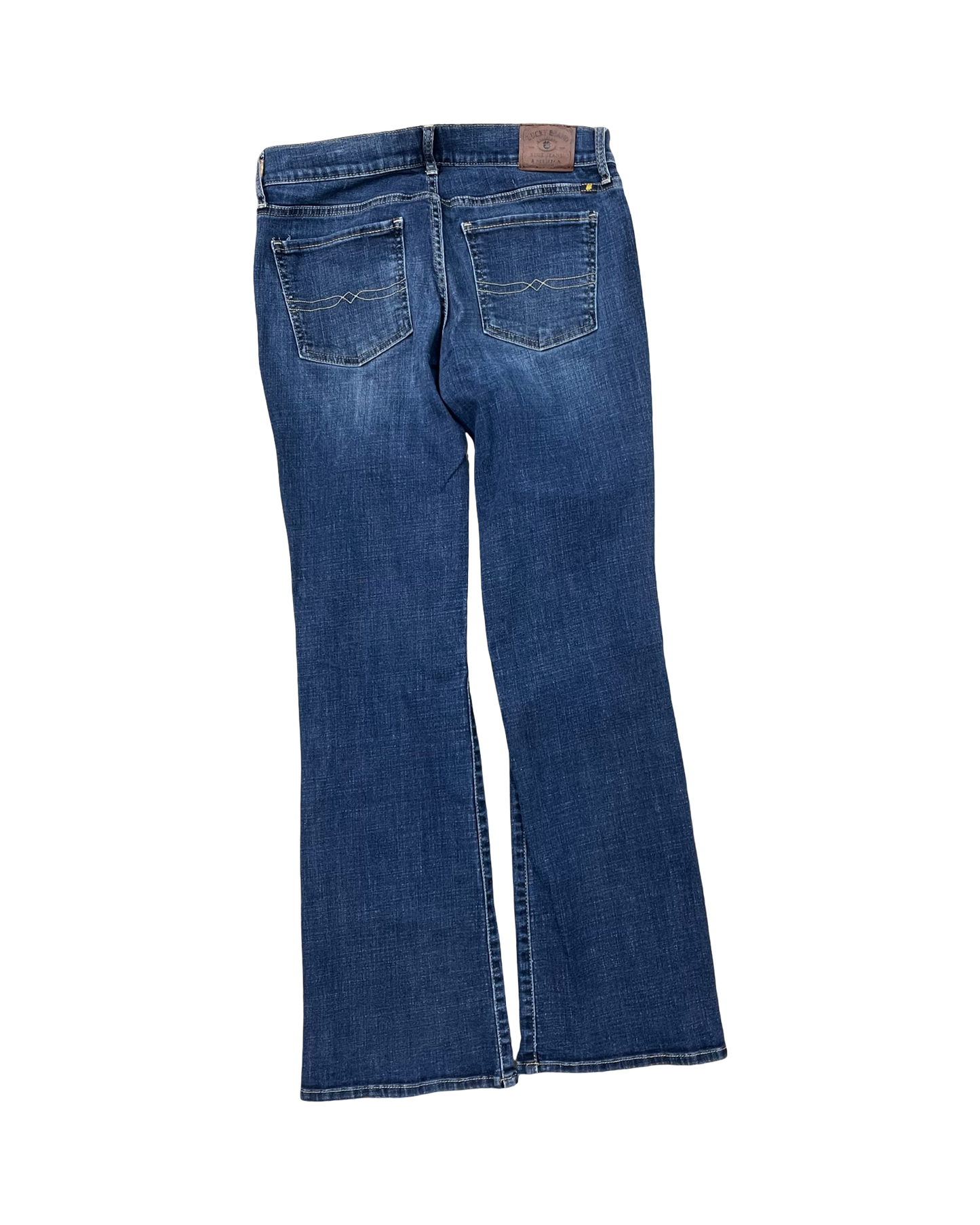 Jeans Boot Cut By Lucky & Blessed In Blue Denim, Size:4