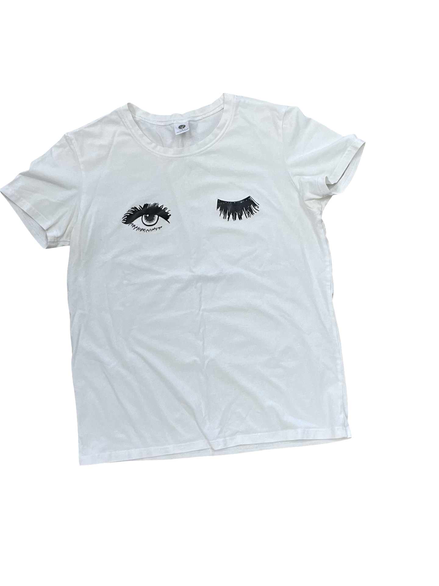 Top Ss Basic By Clothes Mentor In White, Size:M
