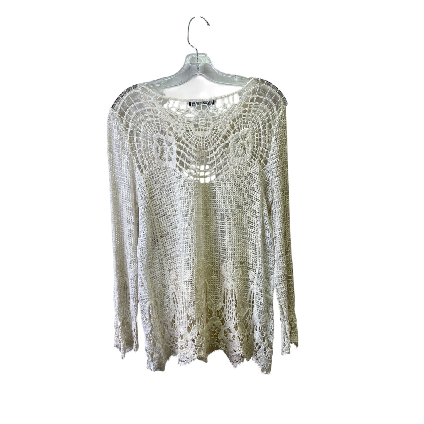 Top Ls By You Are Not Alone In Cream, Size:M