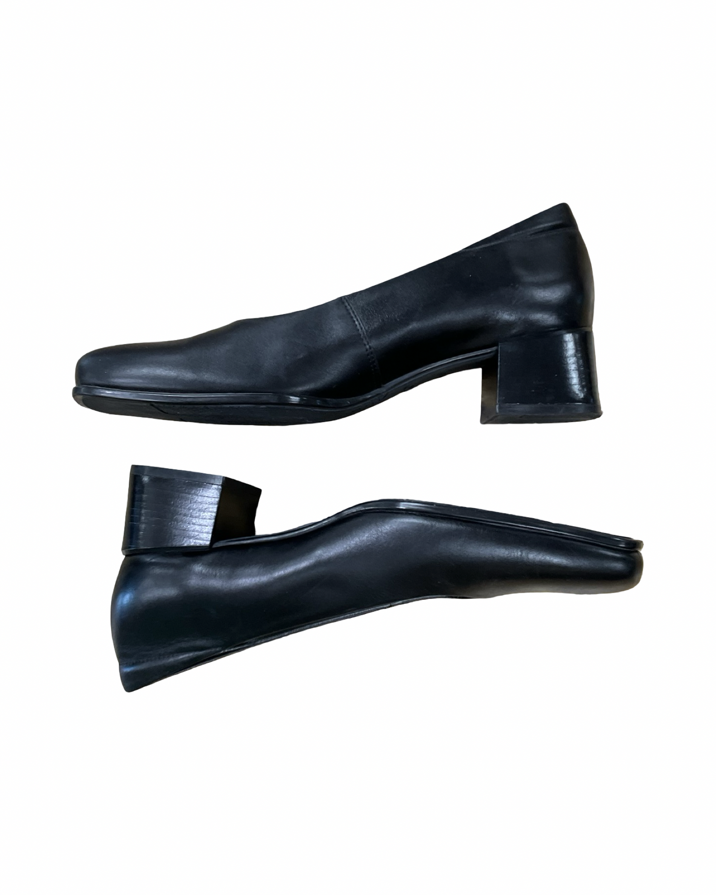 Shoes Heels Block By Ecco In Black, Size:9