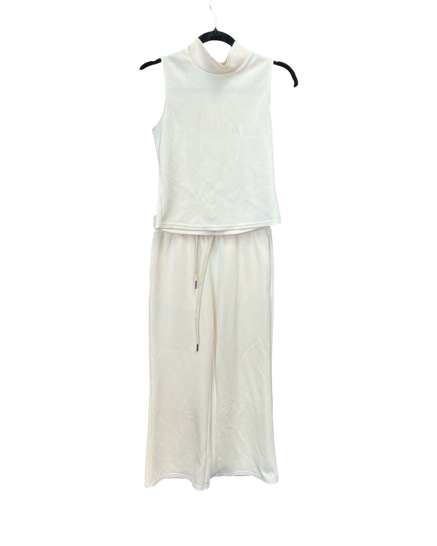 Lounge Set Pants By Clothes Mentor In Cream, Size:S