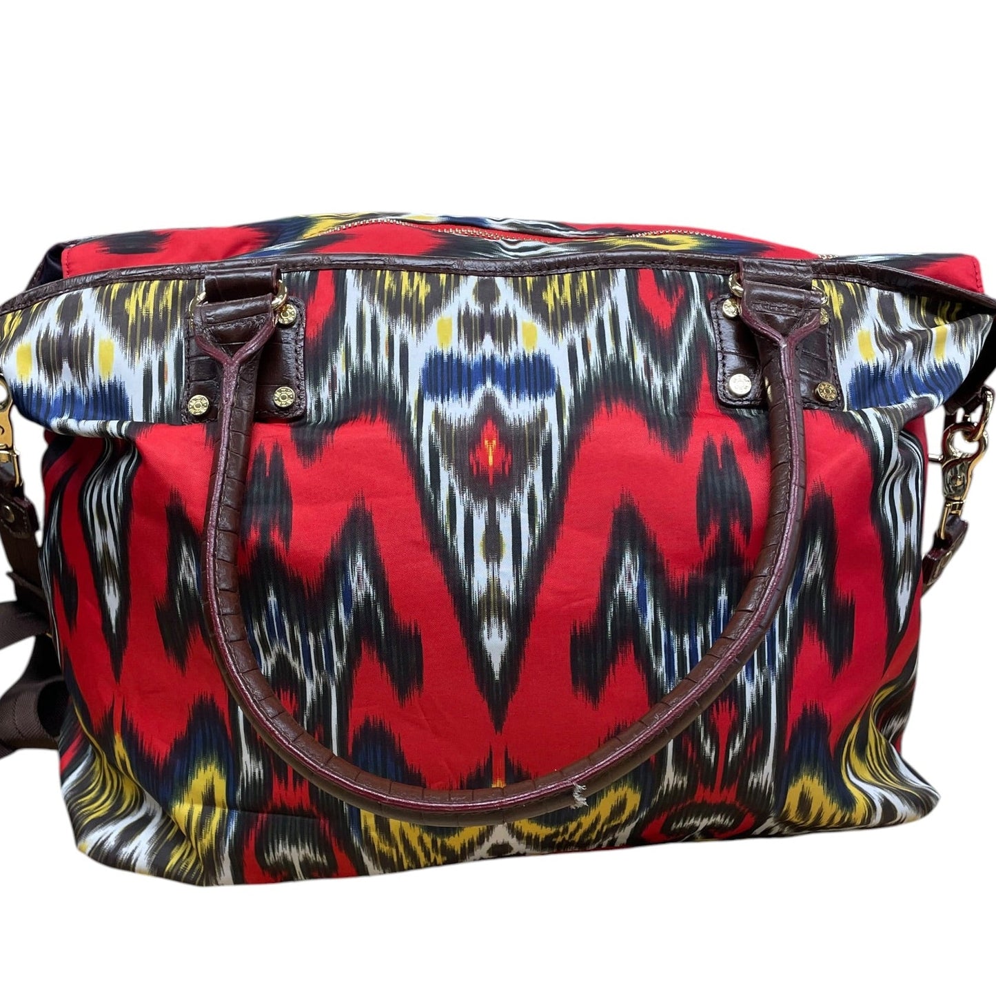 Tote By Mz Wallace In Red & Yellow, Size:Large