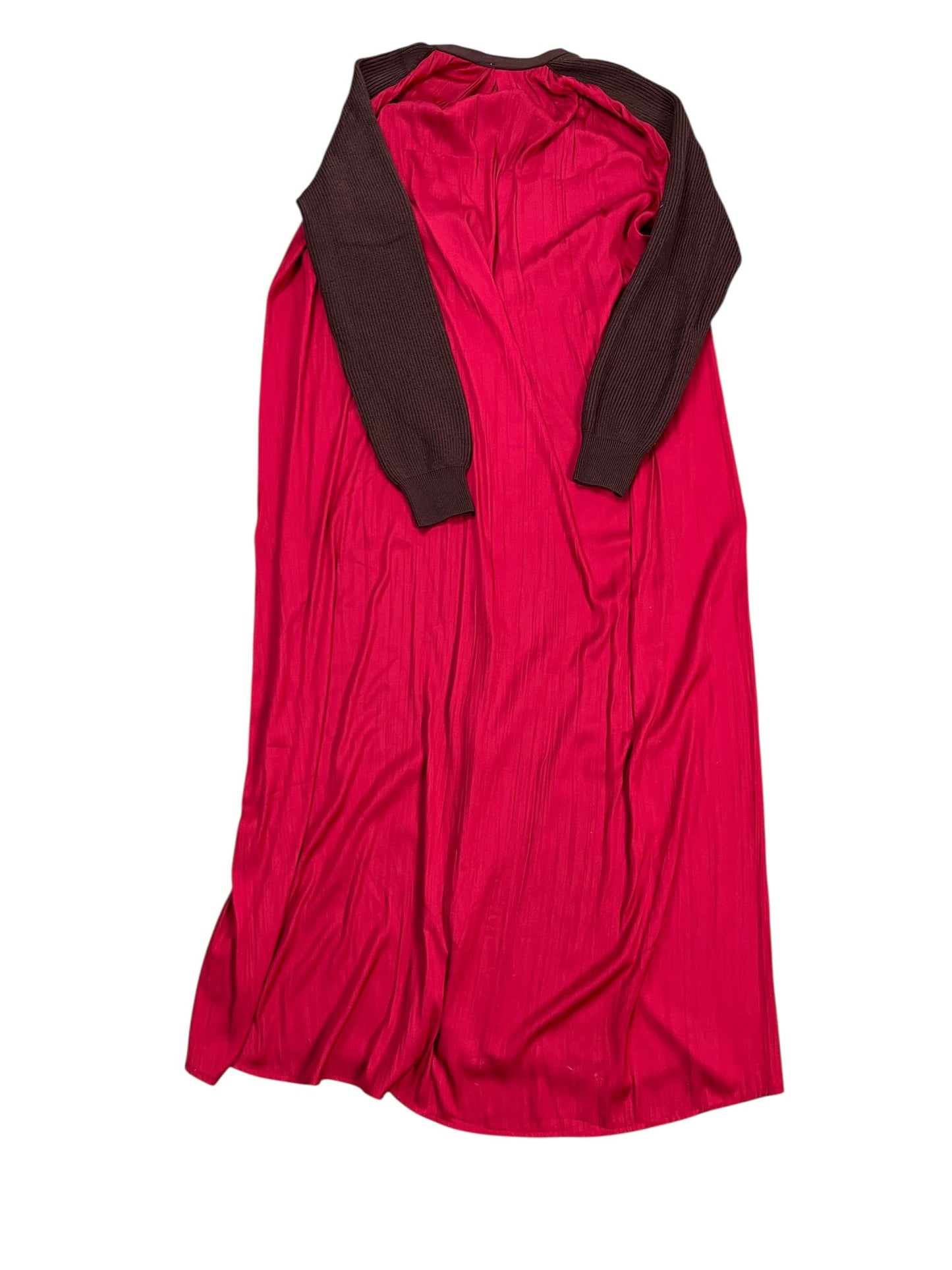 Cardigan By Anthropologie In Brown & Pink, Size:Xs