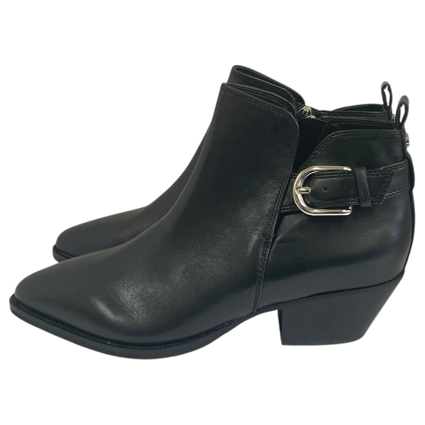 Boots Ankle Flats By Sam Edelman In Black, Size:7