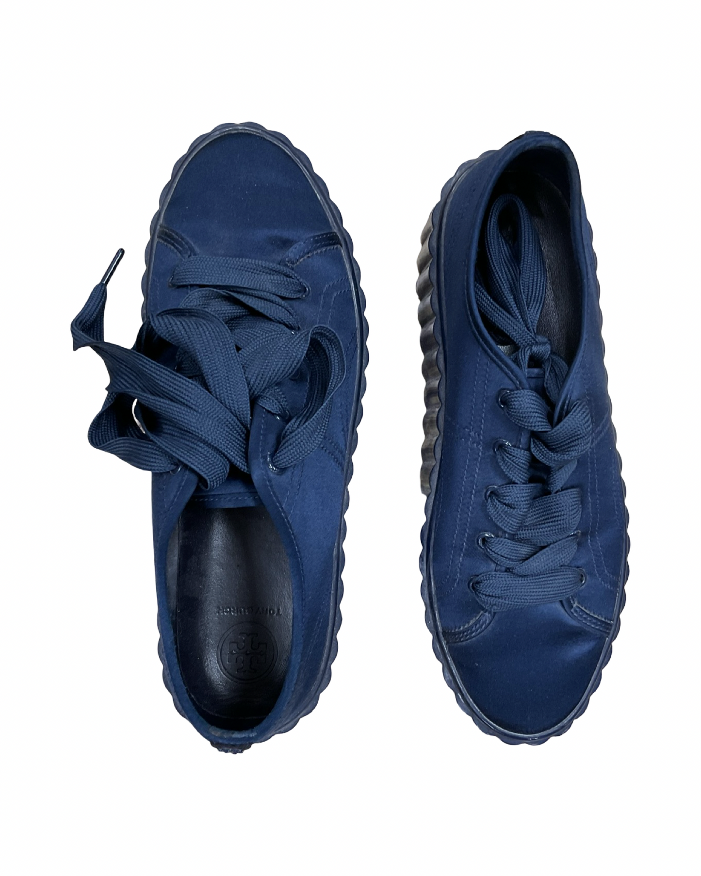 Shoes Designer By Tory Burch In Blue, Size:8