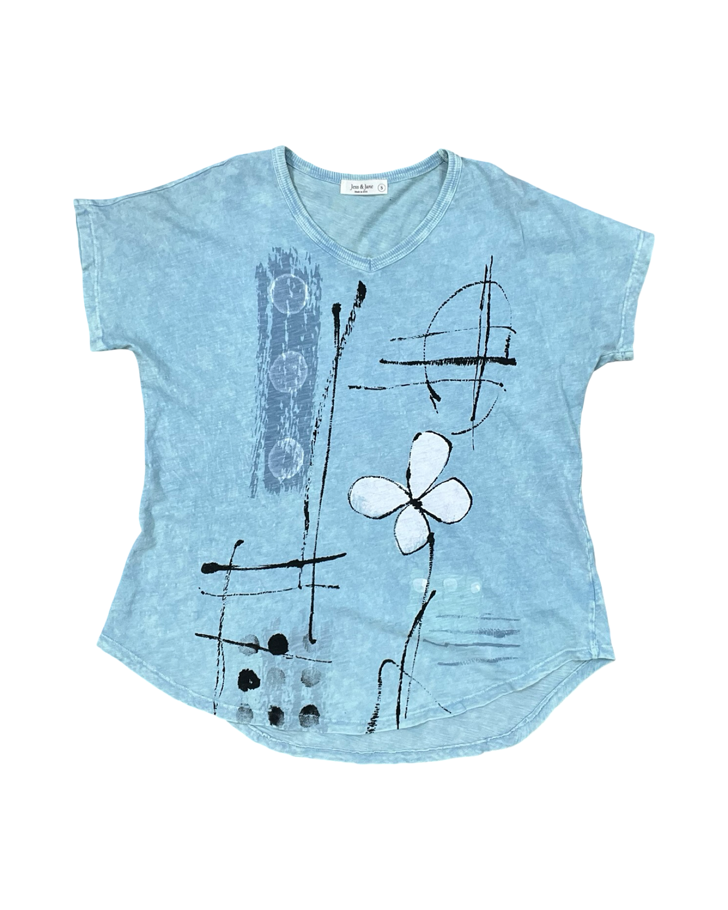 Top Ss By Jess And Jane In Blue, Size:S