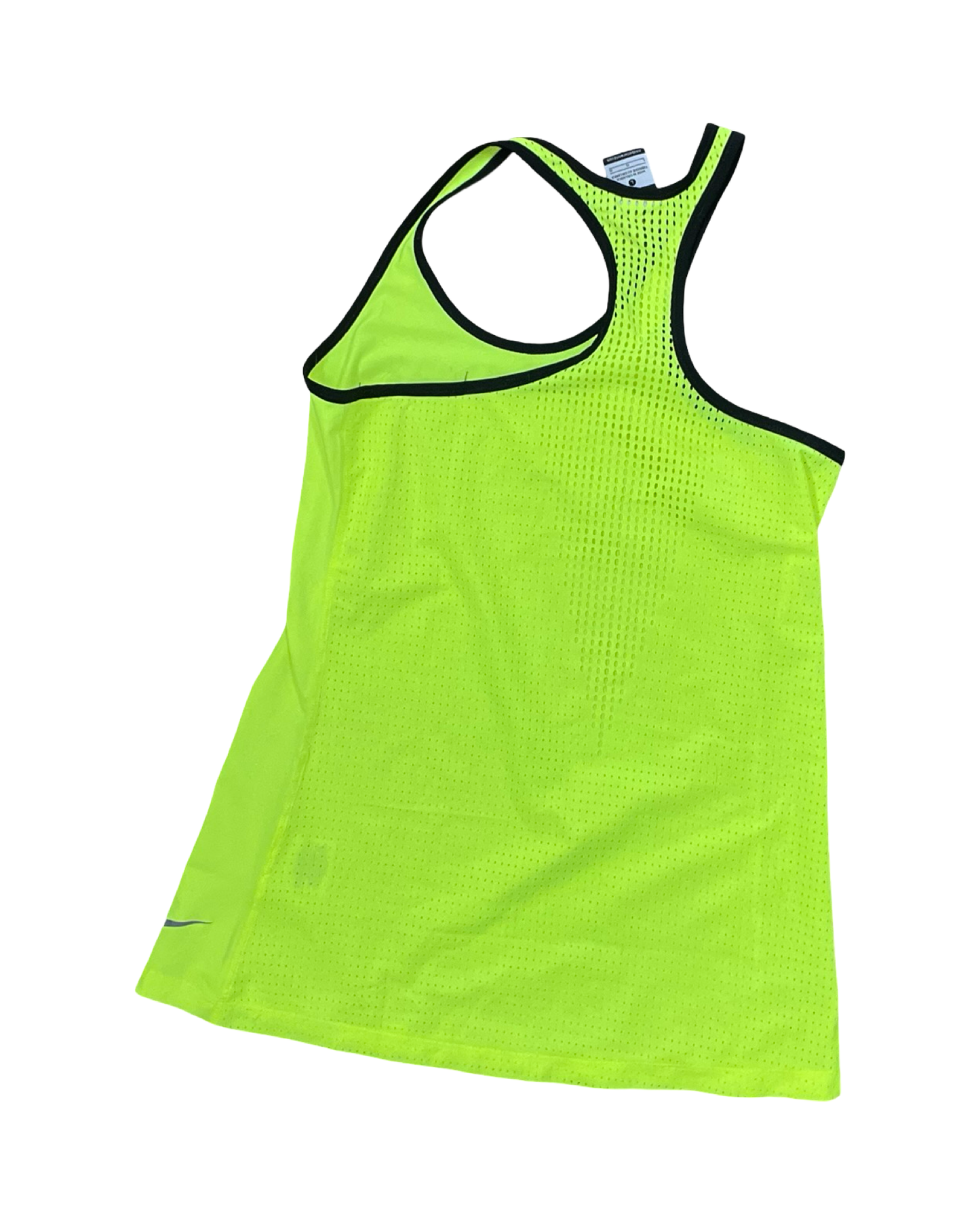 Athletic Tank Top By Nike In Yellow, Size:L