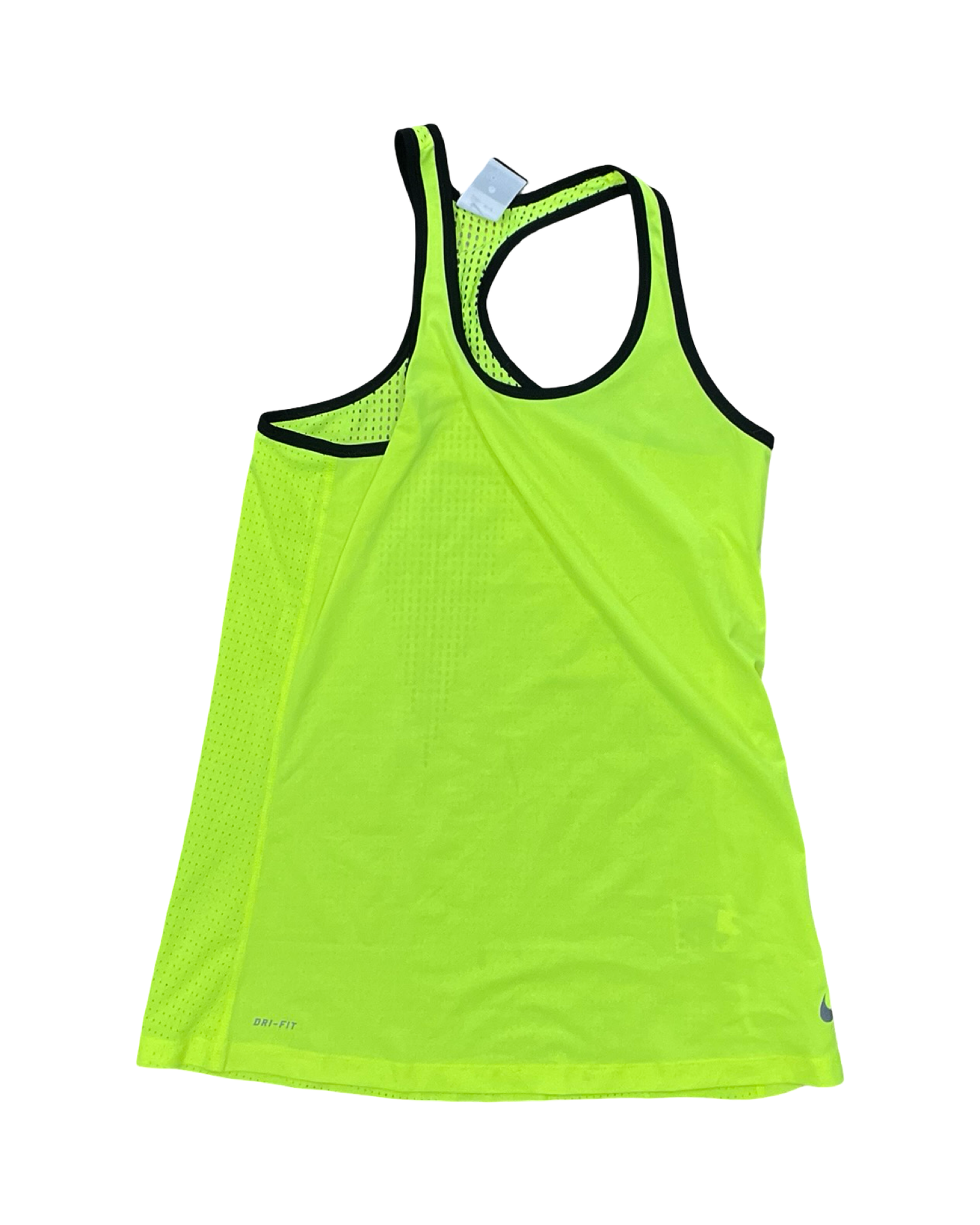 Athletic Tank Top By Nike In Yellow, Size:L