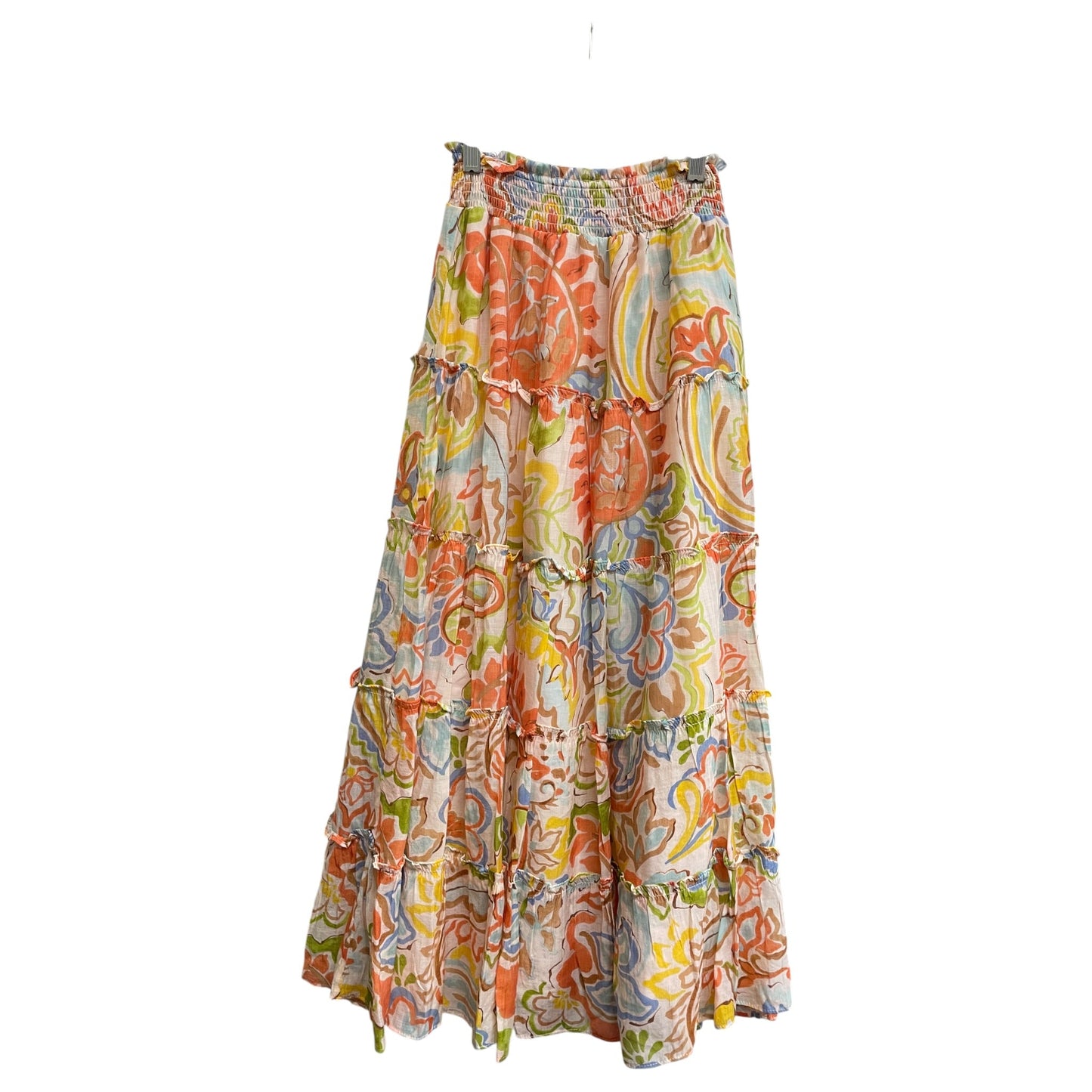 Skirt Maxi By Vince Camuto In Orange, Size:Xxs