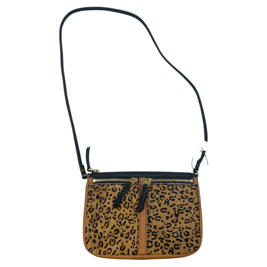 Crossbody Leather By Fossil In Brown, Size:Small