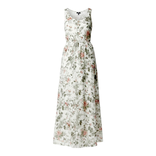 Button Front Midi Dress Designer By Frye In Floral Print, Size: S