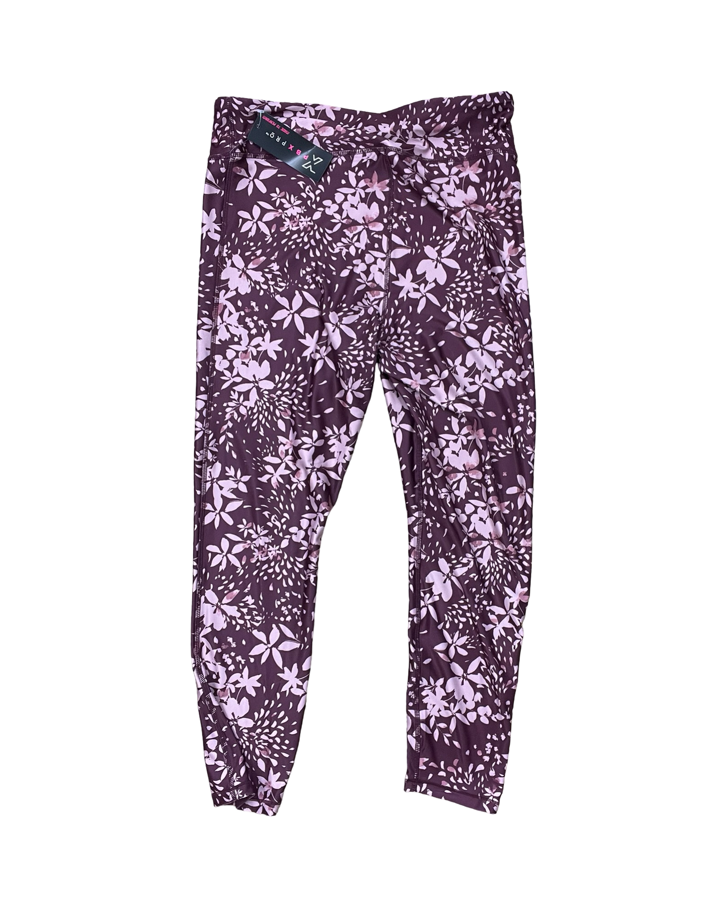 Athletic Leggings By Clothes Mentor In Maroon, Size:L