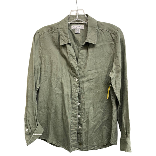 Top Ls Basic By Tommy Bahama In Green, Size:Xs